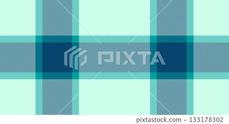 Classic textile design featuring a geometric plaid pattern in cool blue and turquoise hues. Suitable for backgrounds, textures, or seasonal themes. Classic textile design featuring a geometric plaid pattern in cool blue and turquoise hues. Suitable for backgrounds, textures, or seasonal themes. 133178302
