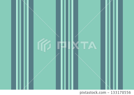 Cktoberfest lines stripe texture, copy space vertical background fabric. Doodle vector seamless pattern textile in teal and cyan colors. 133178556