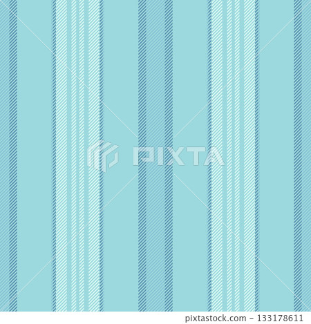 Tockup texture vector lines, 1970s background textile pattern. Sage seamless fabric stripe vertical in light and cyan colors. 133178611