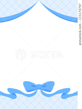 絲帶裝飾框、背景、對角線網格圖案、垂直 絲帶裝飾框、背景、對角線網格圖案、垂直 133178797