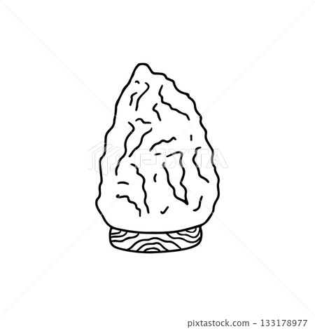 Hand drawn doodle hygge salt night lamp clipart vector illustration. Cozy domestic light line art Hand drawn doodle hygge salt night lamp clipart vector illustration. Cozy domestic light line art 133178977