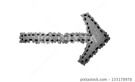 Patchwork arrow (monotone) Patchwork arrow (monotone) 133178978