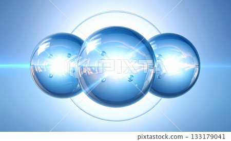 水球氫氣圖像插圖 133179041