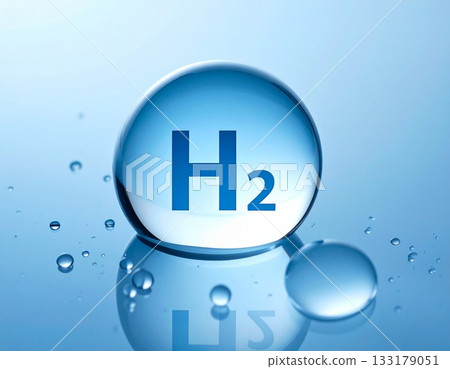 水球氫氣圖像插圖 133179051