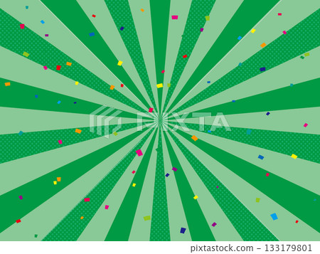 Green radiation pop background 133179801