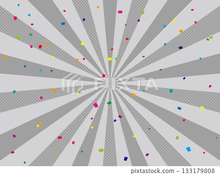 Gray radiation pop background 133179808