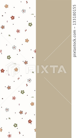 Soft Pastel Patterns with Florals Fruits and Cute Motifs for Notebook Designs 133180155