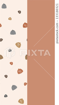 Soft Pastel Patterns with Florals Fruits and Cute Motifs for Notebook Designs 133180321