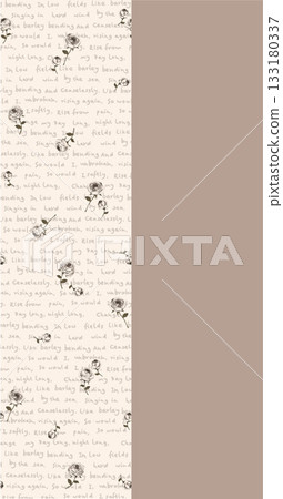 Soft Pastel Patterns with Florals Fruits and Cute Motifs for Notebook Designs 133180337