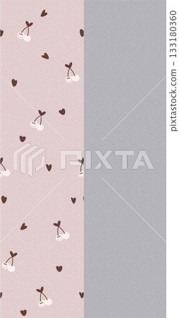 Soft Pastel Patterns with Florals Fruits and Cute Motifs for Notebook Designs 133180360