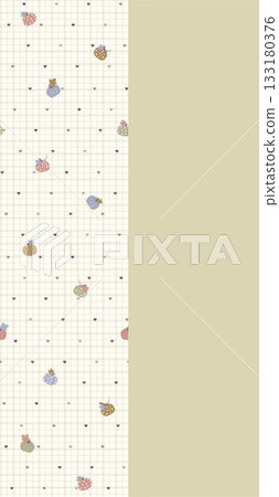 Soft Pastel Patterns with Florals Fruits and Cute Motifs for Notebook Designs 133180376