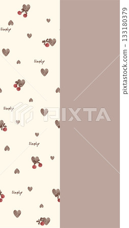 Soft Pastel Patterns with Florals Fruits and Cute Motifs for Notebook Designs Soft Pastel Patterns with Florals Fruits and Cute Motifs for Notebook Designs 133180379