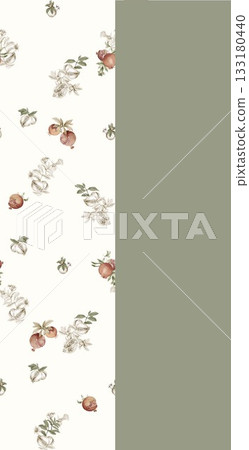Soft Pastel Patterns with Florals Fruits and Cute Motifs for Notebook Designs Soft Pastel Patterns with Florals Fruits and Cute Motifs for Notebook Designs 133180440
