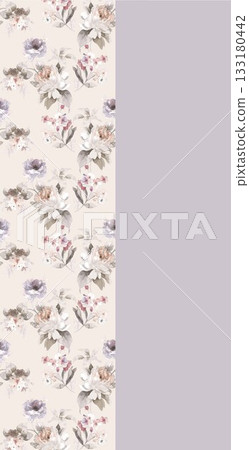 Soft Pastel Patterns with Florals Fruits and Cute Motifs for Notebook Designs Soft Pastel Patterns with Florals Fruits and Cute Motifs for Notebook Designs 133180442