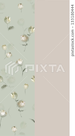 Soft Pastel Patterns with Florals Fruits and Cute Motifs for Notebook Designs Soft Pastel Patterns with Florals Fruits and Cute Motifs for Notebook Designs 133180444