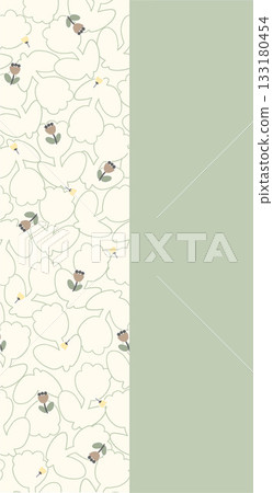 Soft Pastel Patterns with Florals Fruits and Cute Motifs for Notebook Designs 133180454