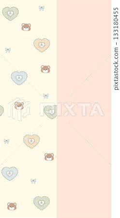 Soft Pastel Patterns with Florals Fruits and Cute Motifs for Notebook Designs 133180455