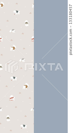 Soft Pastel Patterns with Florals Fruits and Cute Motifs for Notebook Designs 133180457