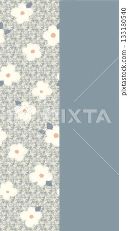 Soft Pastel Patterns with Florals Fruits and Cute Motifs for Notebook Designs 133180540