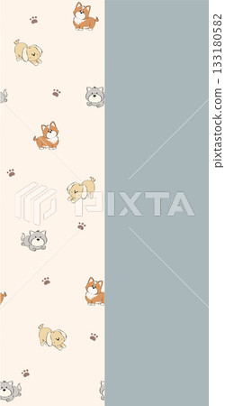 Soft Pastel Patterns with Florals Fruits and Cute Motifs for Notebook Designs Soft Pastel Patterns with Florals Fruits and Cute Motifs for Notebook Designs 133180582