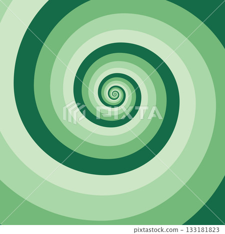 Artistic spiral shape. Vector drawing Artistic spiral shape. Vector drawing 133181823
