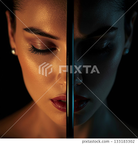 Artistic beauty portrait 133183302