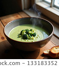 Broccoli cream soup 133183352