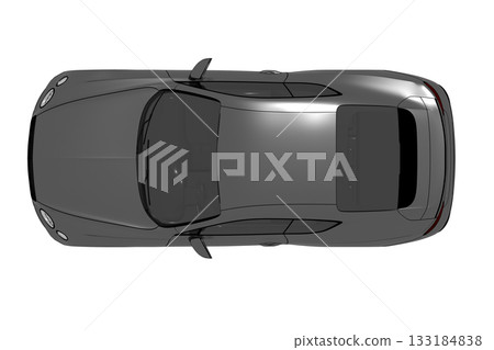 car isolated on transparent background, 3d illustration, cg render car isolated on transparent background, 3d illustration, cg render 133184838