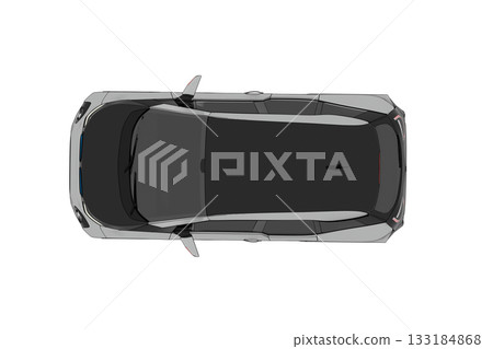 car isolated on transparent background, 3d illustration, cg render car isolated on transparent background, 3d illustration, cg render 133184868