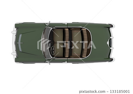 car isolated on transparent background, 3d illustration, cg render car isolated on transparent background, 3d illustration, cg render 133185001