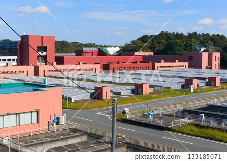 Around the Kita-Chiba Water Purification Plant in Nagareyama City, Chiba Prefecture. Photographed in November 2025. Around the Kita-Chiba Water Purification Plant in Nagareyama City, Chiba Prefecture. Photographed in November 2025. 133185071
