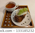 梨子與閃耀麝香丹麥酥配茶 133185232