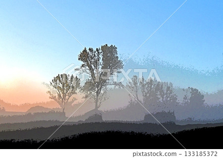 Sea of clouds - a world of dramatic brilliance Sea of clouds - a world of dramatic brilliance 133185372