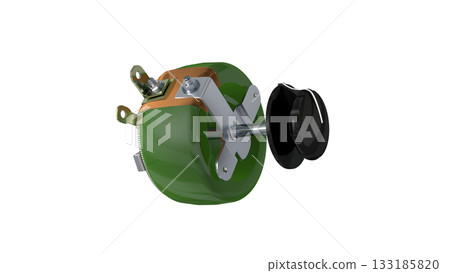 Retro electronic component series (rheostat) PNG image of large variable resistor with high rated power Retro electronic component series (rheostat) PNG image of large variable resistor with high rated power 133185820