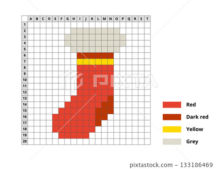 Gift Sock Cross Stitch Scheme 133186469