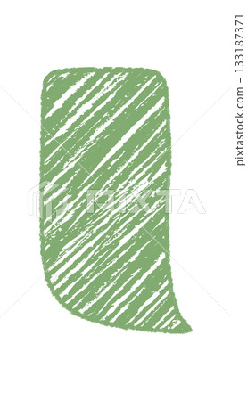 Green crayon sketch diagonal speech bubble forms an organic rectangle as a talk icon. Message bubble appears as comment textbox in chat dialog, perfect for communication and digital conversation Green crayon sketch diagonal speech bubble forms an organic rectangle as a talk icon. Message bubble appears as comment textbox in chat dialog, perfect for communication and digital conversation 133187371
