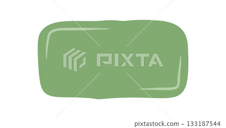 Hand drawn organic rectangle blob shape forms a soft squiggle with patch background. This unique label and text area as an abstract form uses a handdrawn style for natural patch or label design. Hand drawn organic rectangle blob shape forms a soft squiggle with patch background. This unique label and text area as an abstract form uses a handdrawn style for natural patch or label design. 133187544