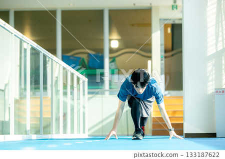 體育運動的男人 133187622