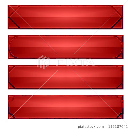 Luxurious red frame F 4-piece set 133187641