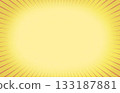 規則間隔的放射狀黃色背景 133187881