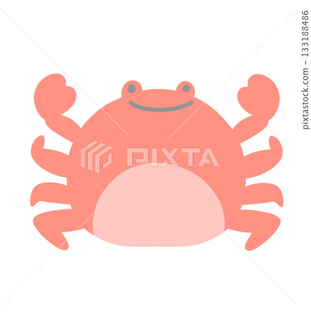 可愛的螃蟹圖 133188486
