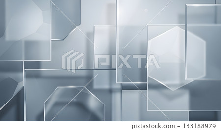 Abstract background of glass and transparent images 133188979