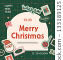 Christmas illustration. Web-Banner. POP-UP 133189125
