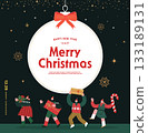 Christmas illustration. Web-Banner. POP-UP 133189131