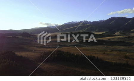 Majestic altai mountains dominating autumn landscape. Media Majestic altai mountains dominating autumn landscape. Media 133189535