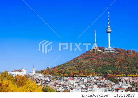 首爾的秋天：南山塔（N首爾塔） 133189838