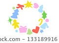 Christmas wreath illustration Christmas ornament 133189916