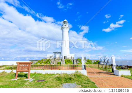 Shiriyasaki Lighthouse in autumn, Shimokita District, Aomori Prefecture Shiriyasaki Lighthouse in autumn, Shimokita District, Aomori Prefecture 133189936