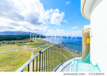 Autumn view from Shiriyasaki Lighthouse, Shimokita District, Aomori Prefecture 133189944