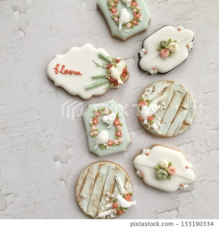 花鳥糖霜餅乾 133190334